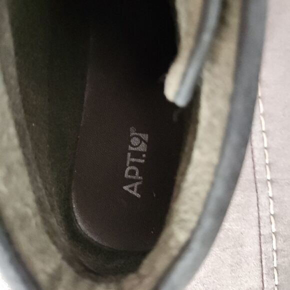 Apt 9 Mens Ankle Casual Boot Black Size 10.5 medium - Picture 8 of 10